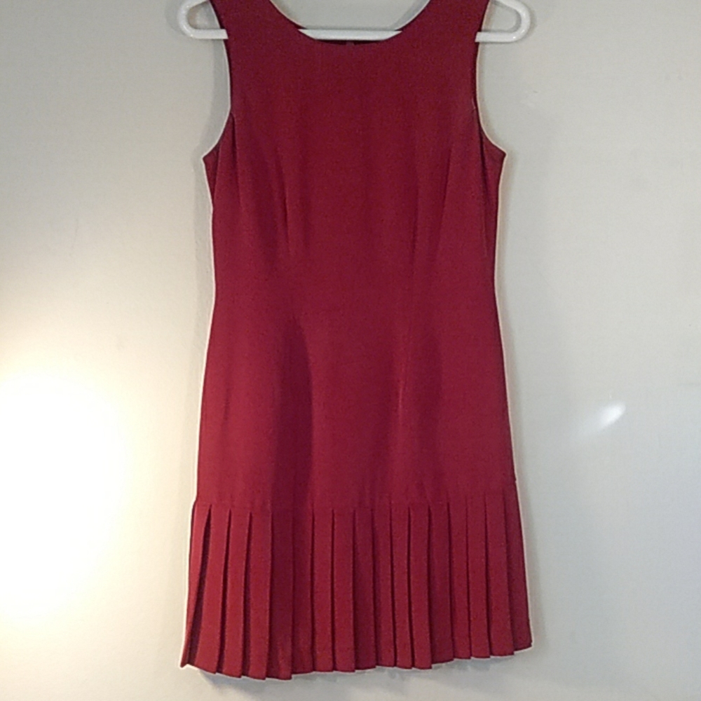 Patrick Red Midi Dress Size Petite/2